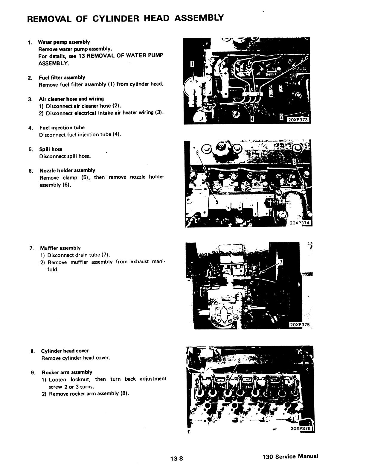 Bobcat 130 Hydraulic Excavator Service Repair Manual - Image 3