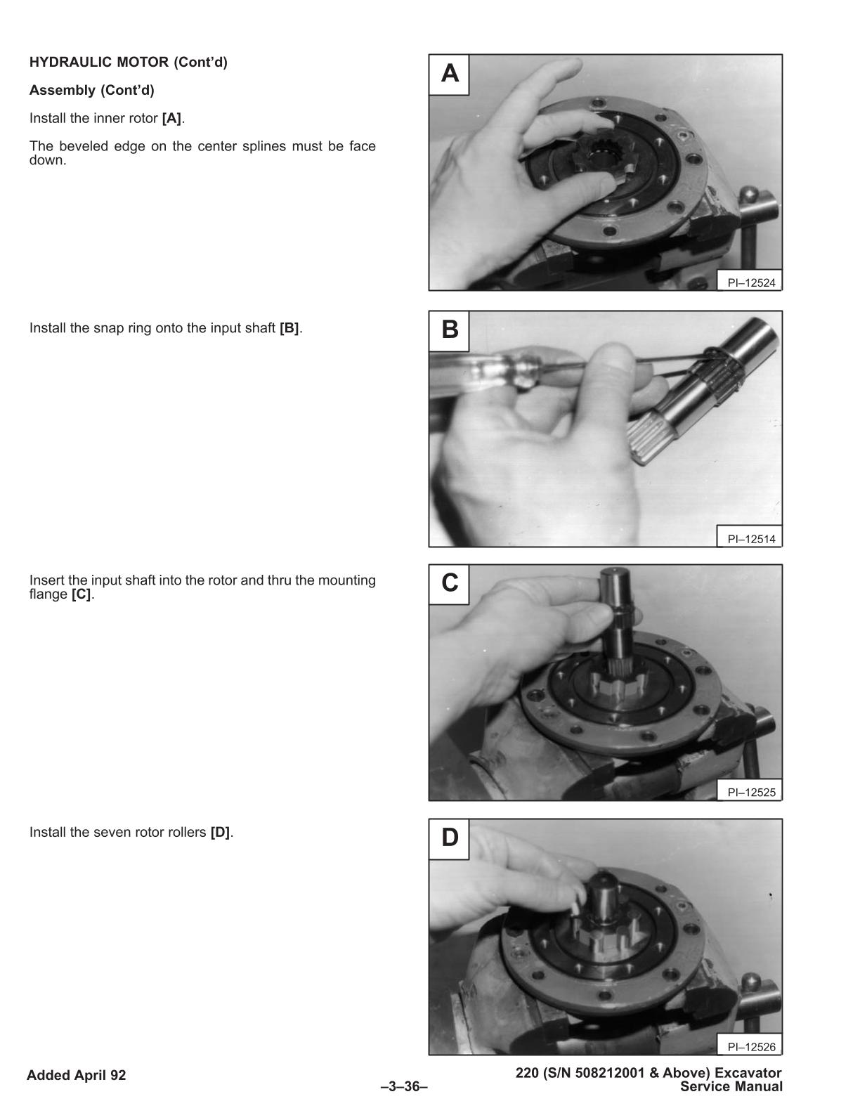 Bobcat 220 Excavator Service Repair Manual - Image 3