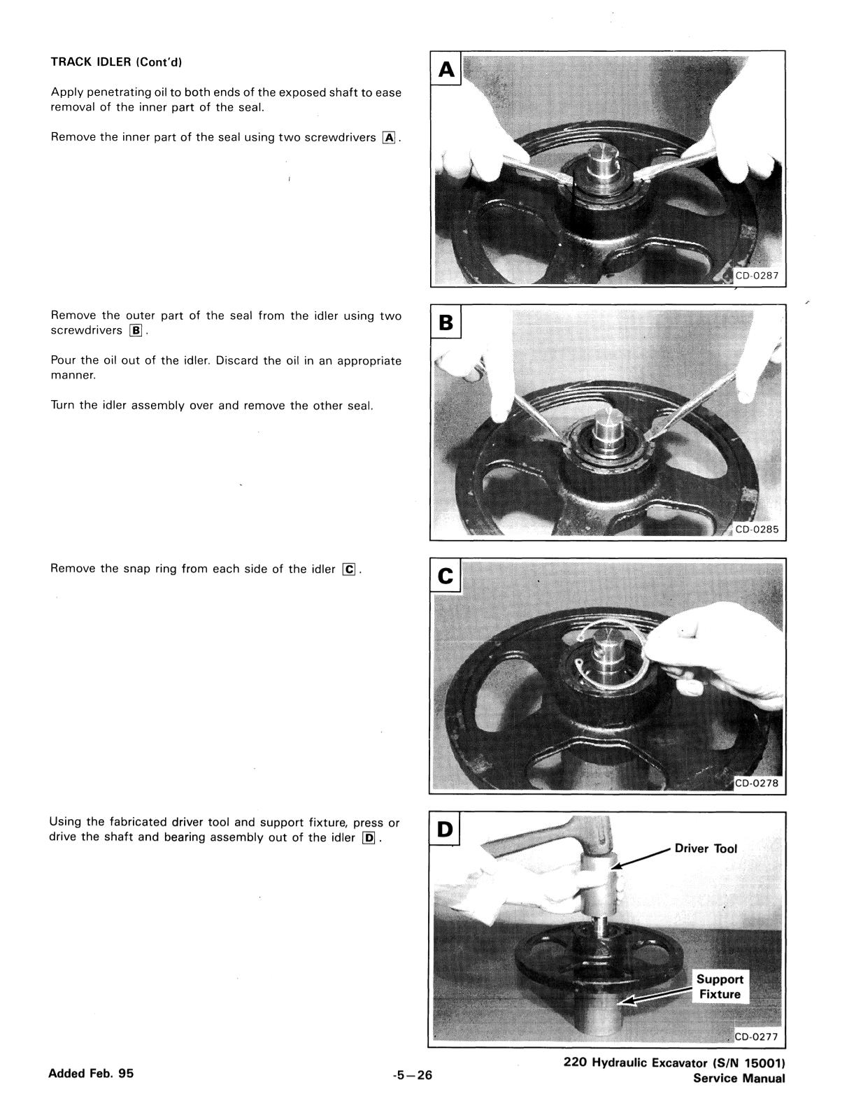 Bobcat 220 Excavator Service Repair Manual - Image 4