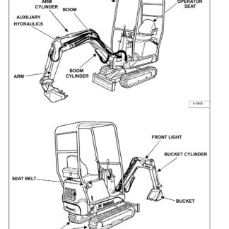 Bobcat 316 Excavator Service Repair Manual