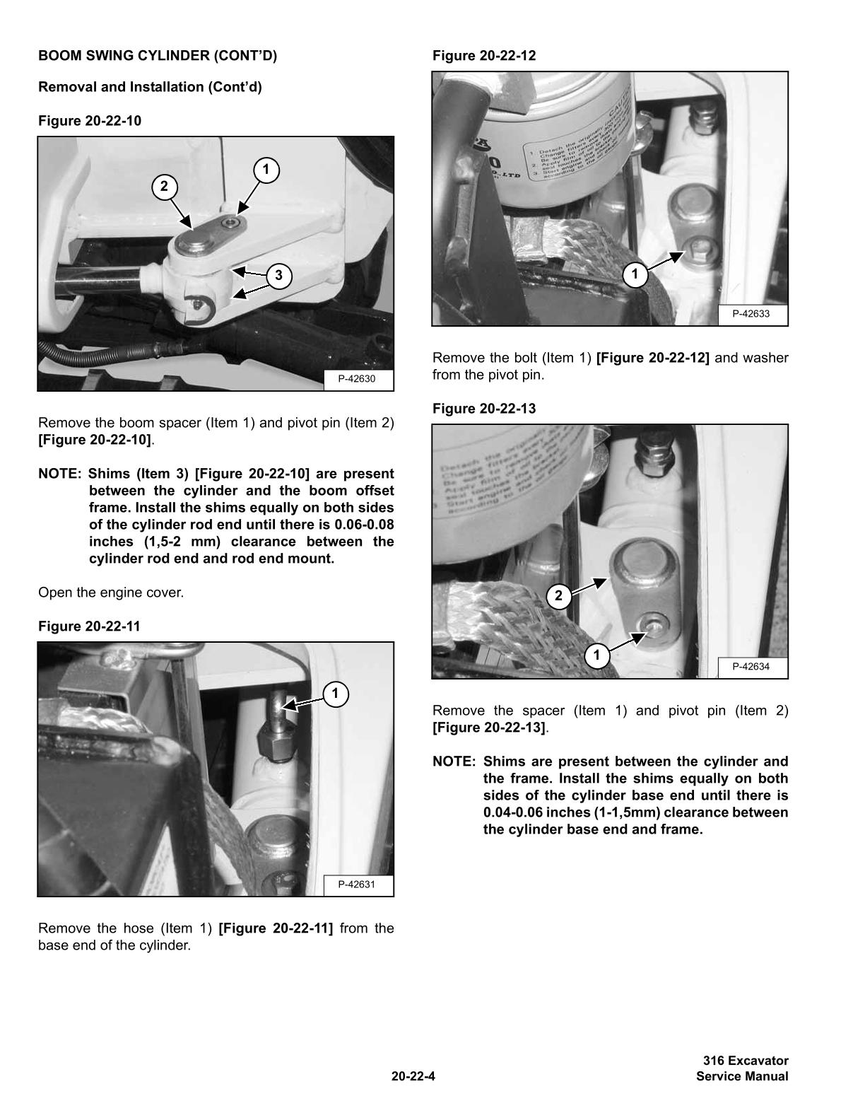 Bobcat 316 Excavator Service Repair Manual - Image 2
