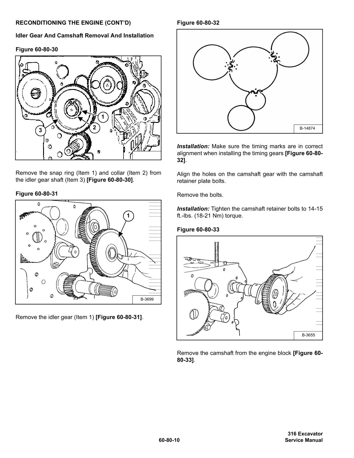 Bobcat 316 Excavator Service Repair Manual - Image 3
