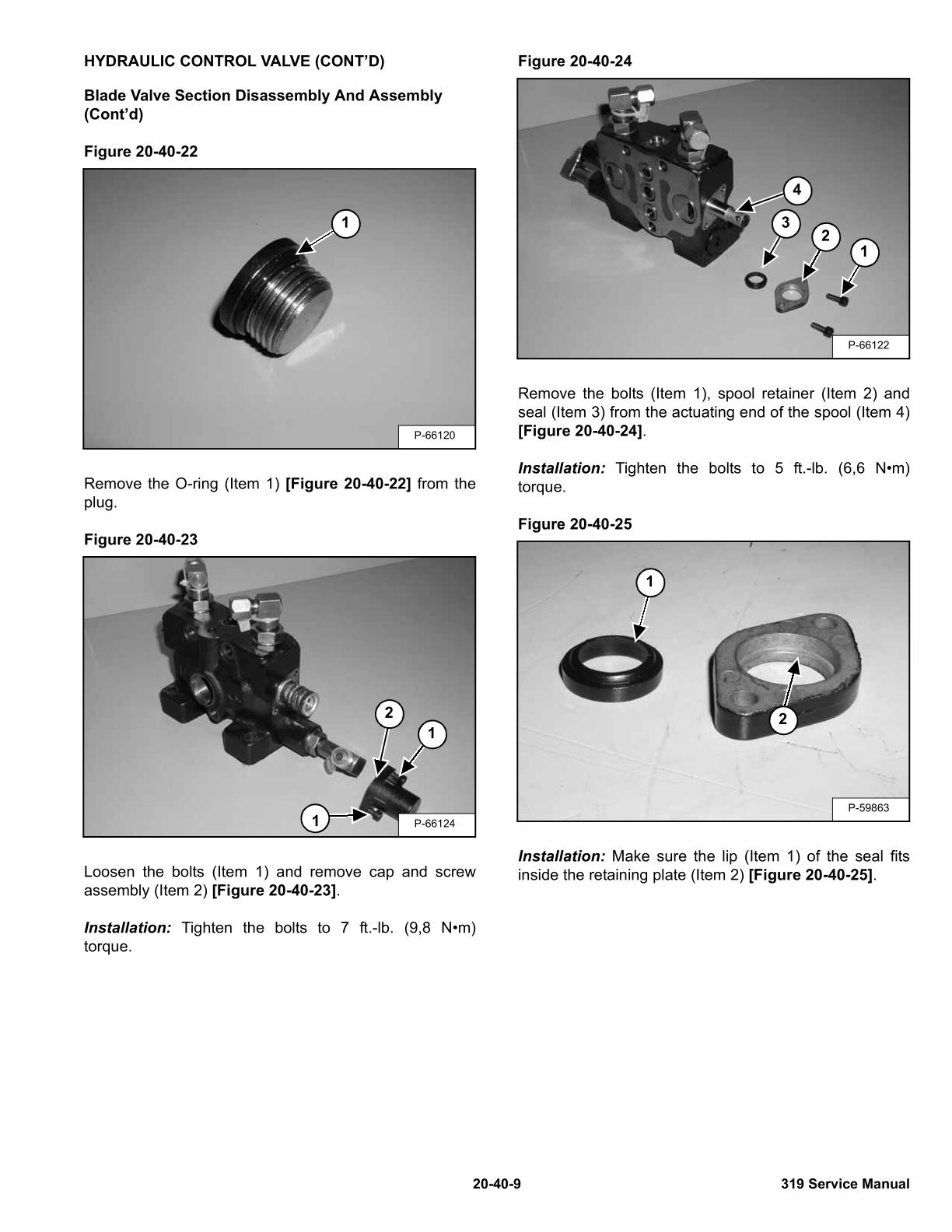 Bobcat 319 Compact Excavator Service Repair Manual - Image 2