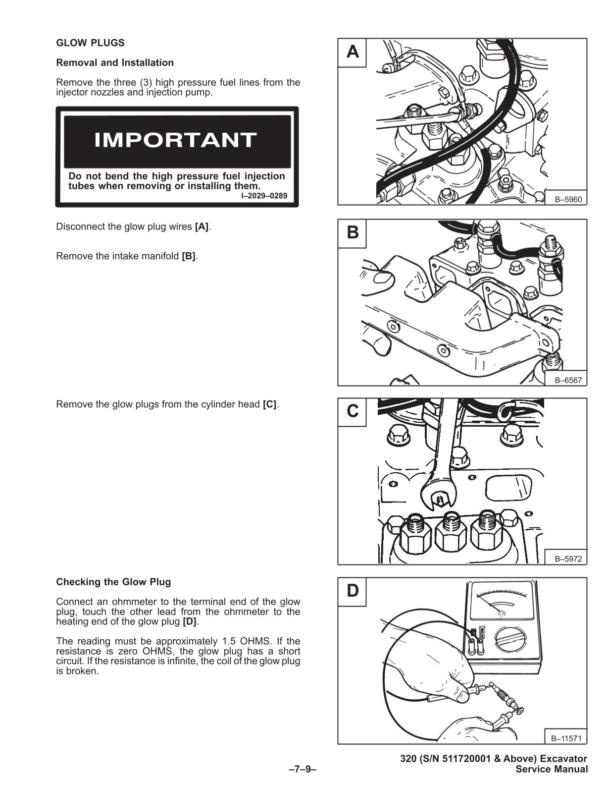 Bobcat 320 Compact Excavator Service Repair Manual - Image 3