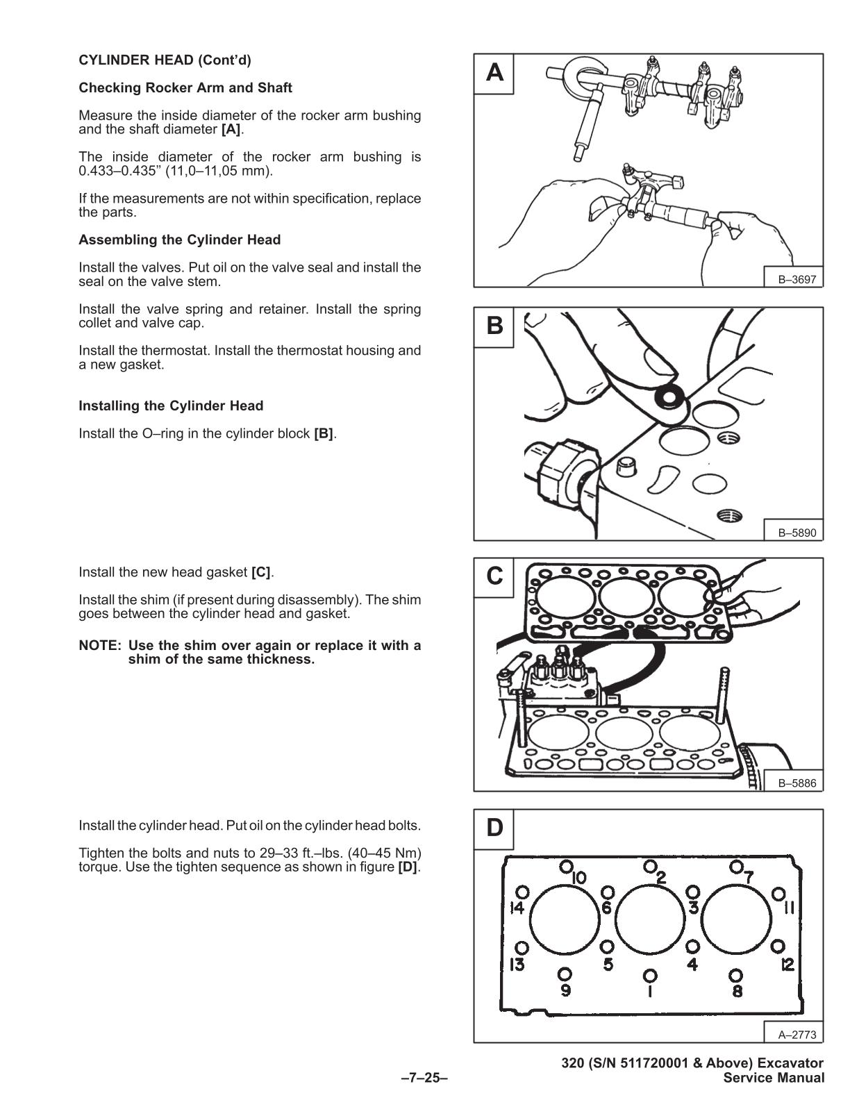 Bobcat 320 Compact Excavator Service Repair Manual - Image 4