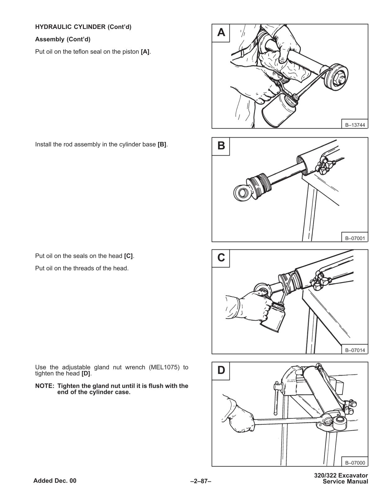 Bobcat 320 322 Compact Excavator Service Repair Manual - Image 3