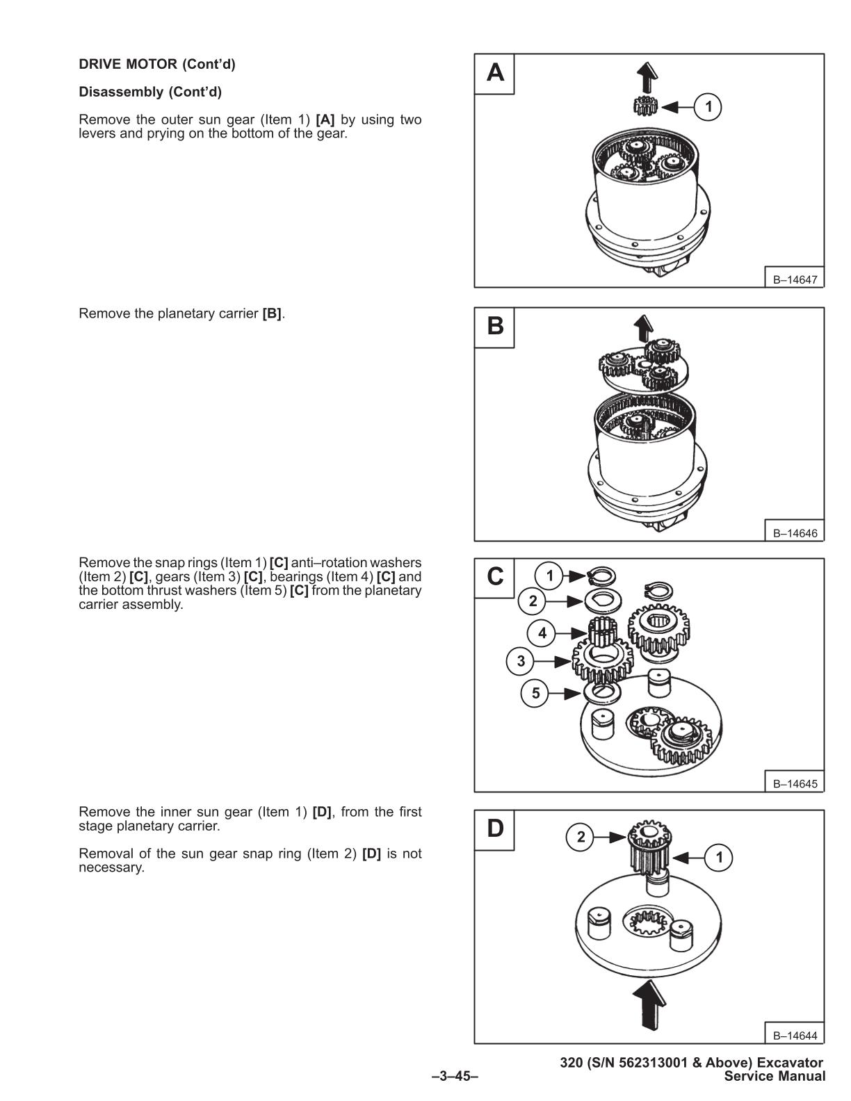 Bobcat 320 322 Compact Excavator Service Repair Manual - Image 4