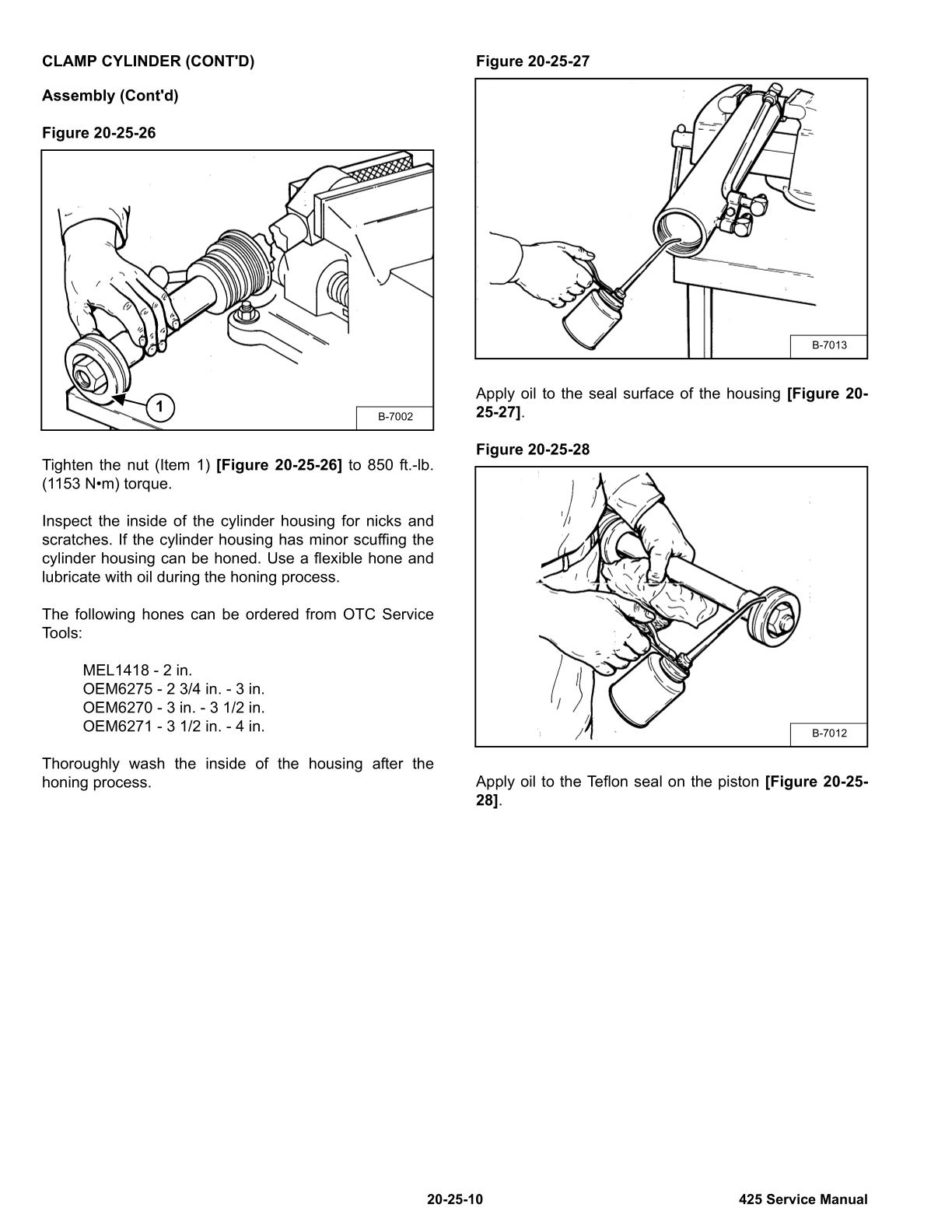 Bobcat 425, 428 Compact Excavator Service Repair Manual - Image 2