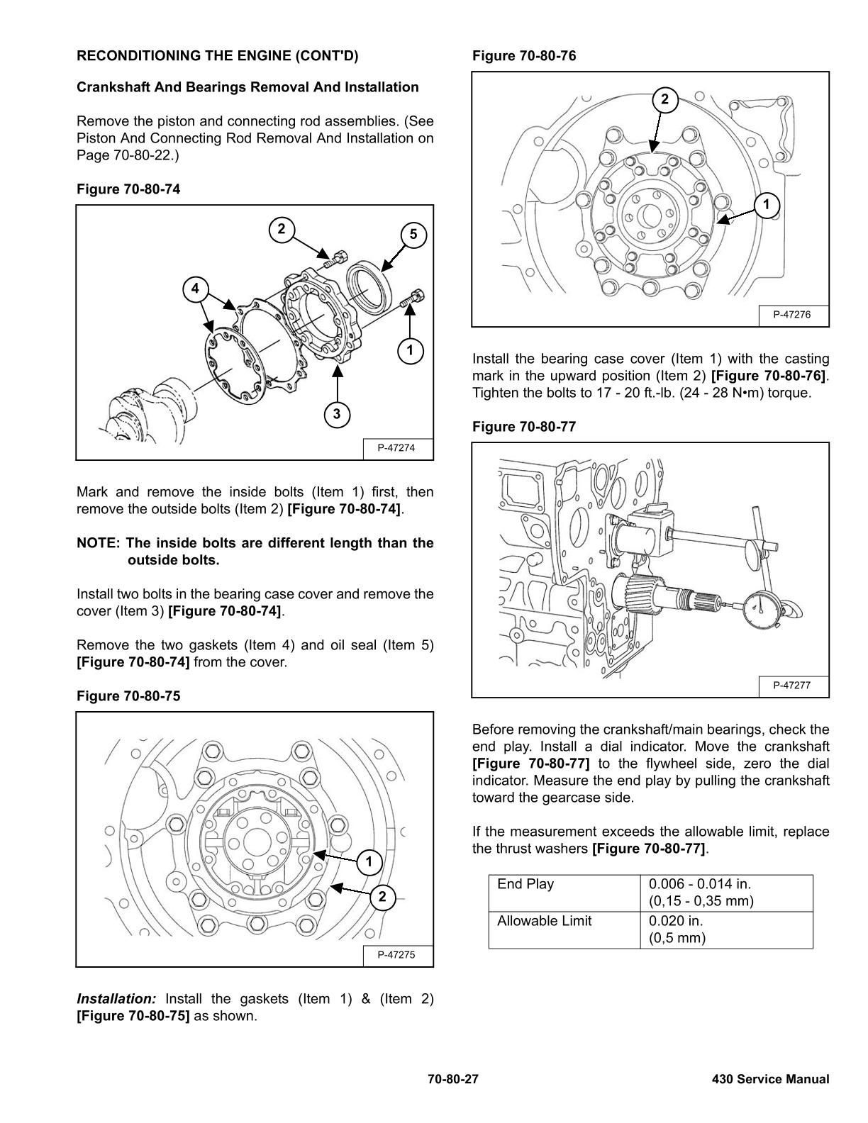 Bobcat 430 Compact Excavator Service Repair Manual - Image 4