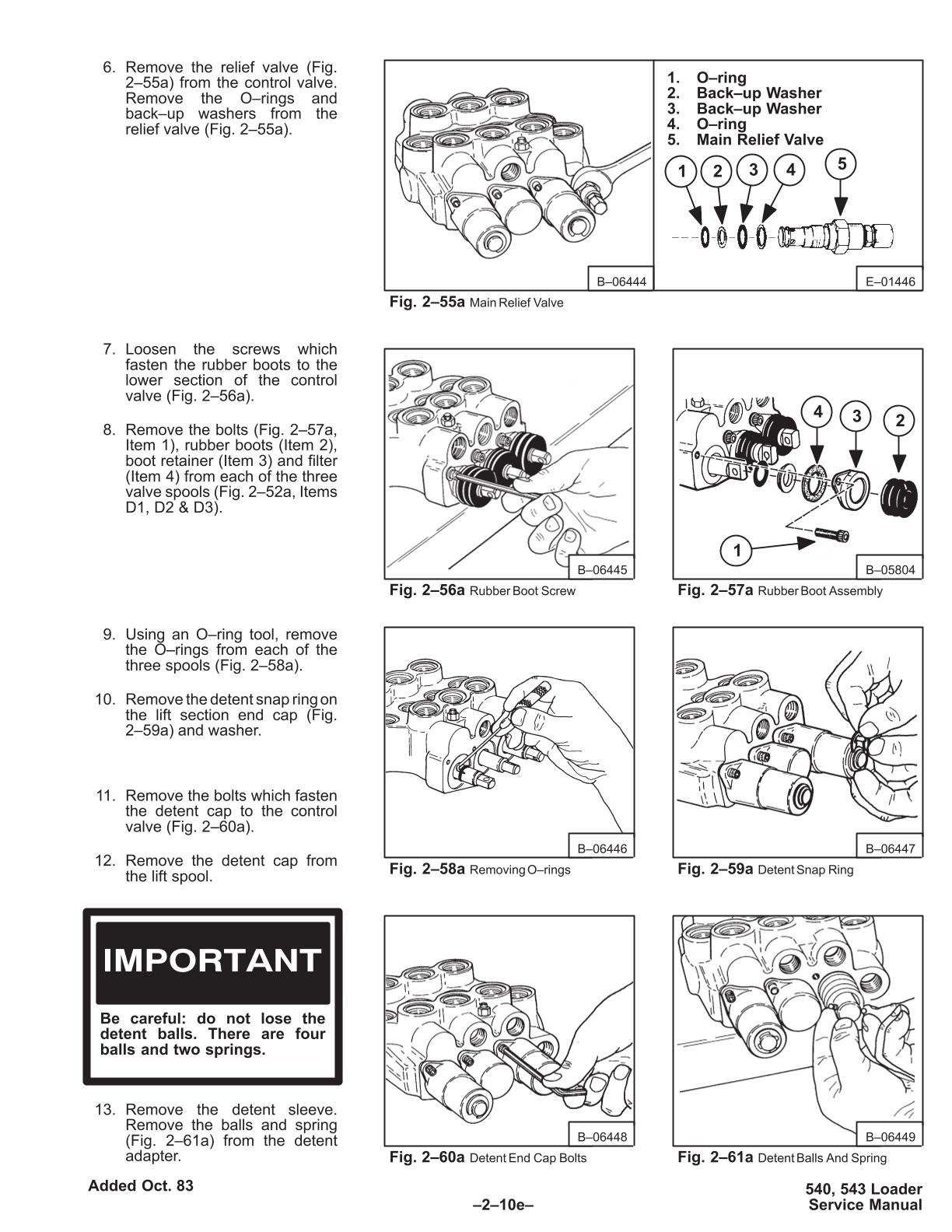 Bobcat 540, 543, 543B Skid Steer Loader Service Repair Manual - Image 3