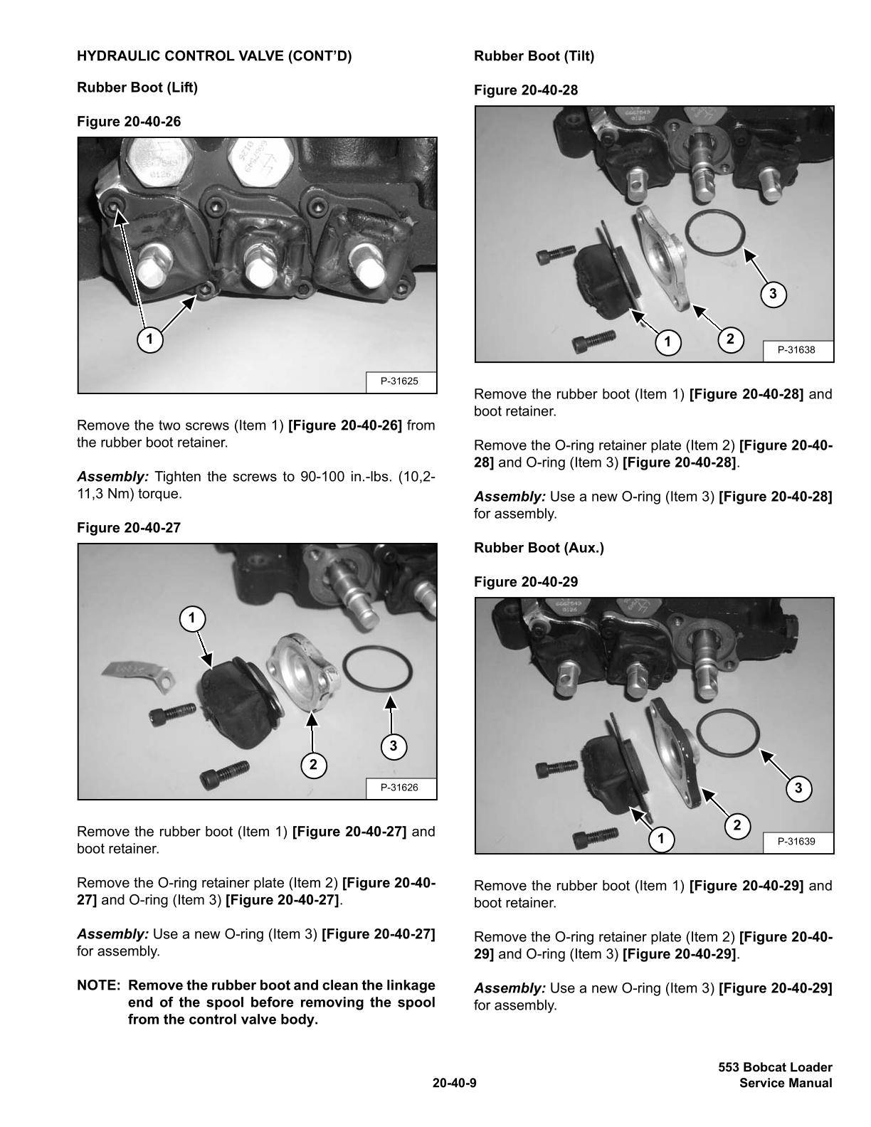 Bobcat 553 Skid Steer Loader Service Repair Manual