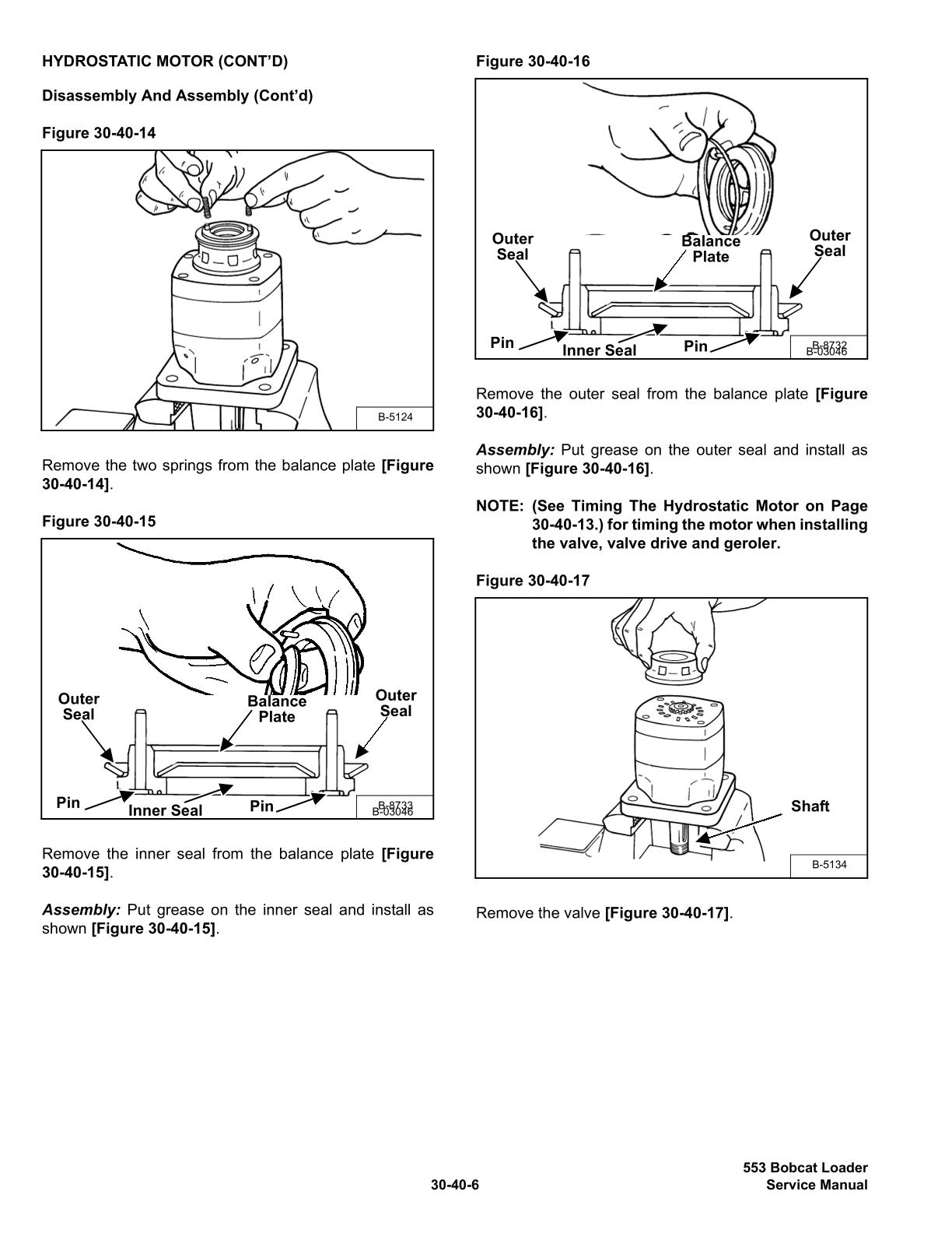 Bobcat 553 Skid Steer Loader Service Repair Manual - Image 3