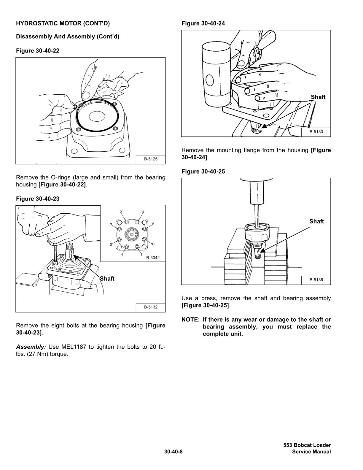 Bobcat 553 Skid Steer Loader Service Repair Manual - Image 2