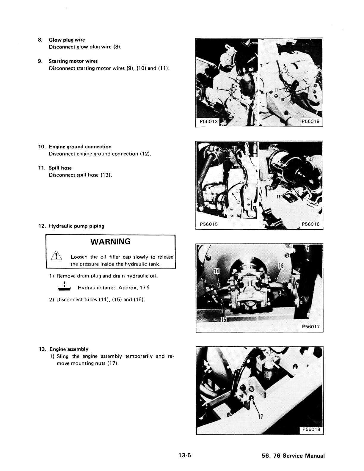 Bobcat 56, 76 Mini Excavator Service Repair Manual - Image 2