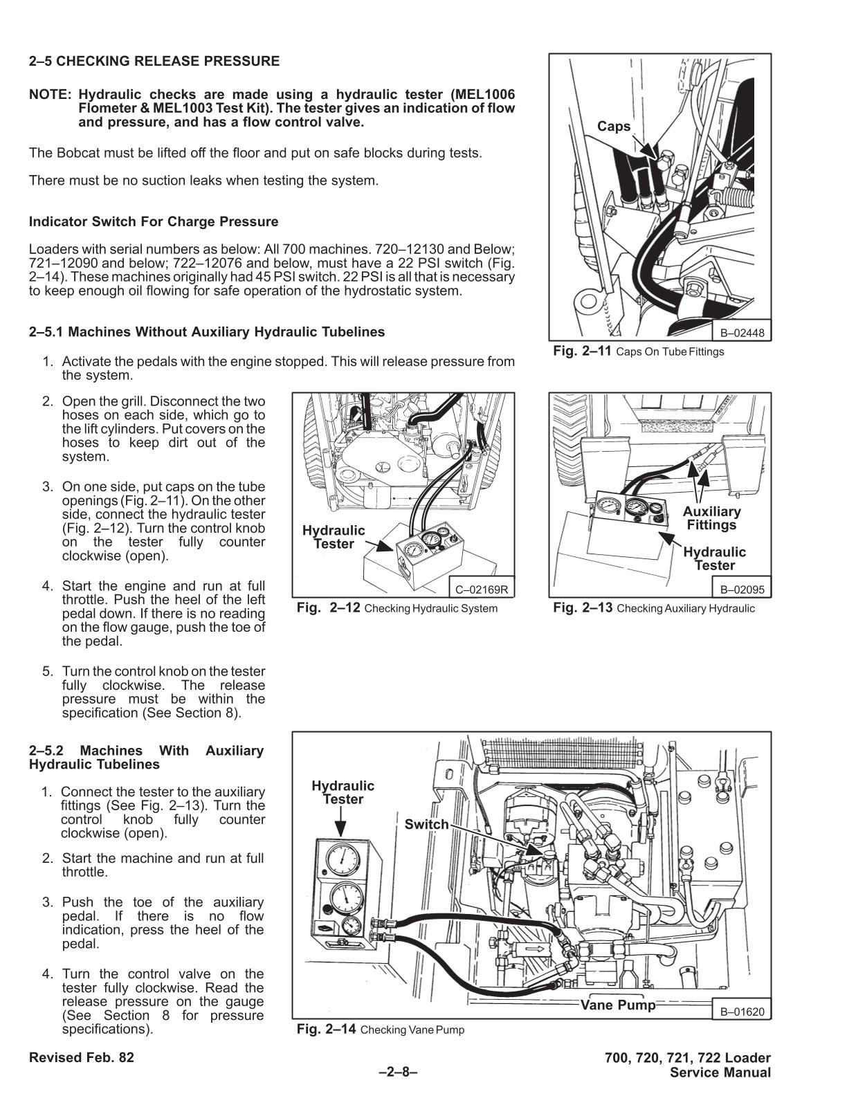 Bobcat 700, 720, 721, 722 Skid Steer Loader Service Repair Manual - Image 3