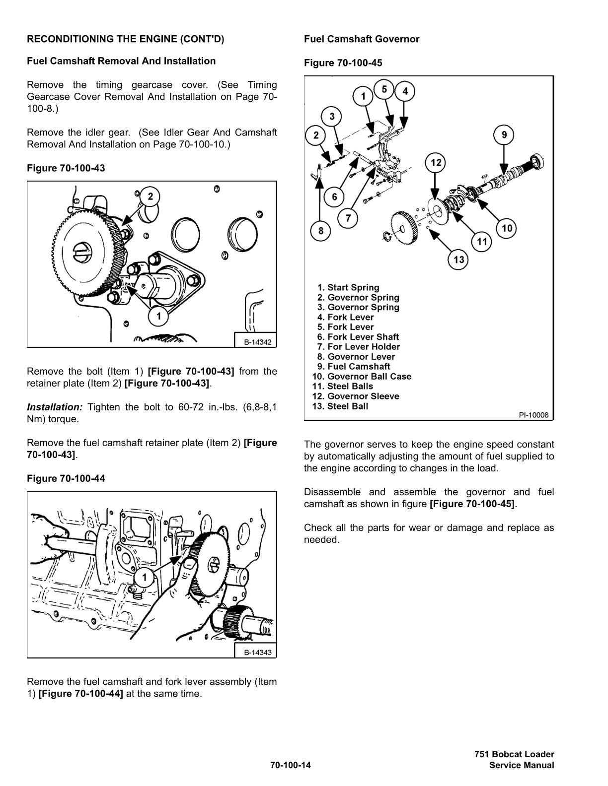 Bobcat 751 Skid Steer Loader Service Repair Manual - Image 4