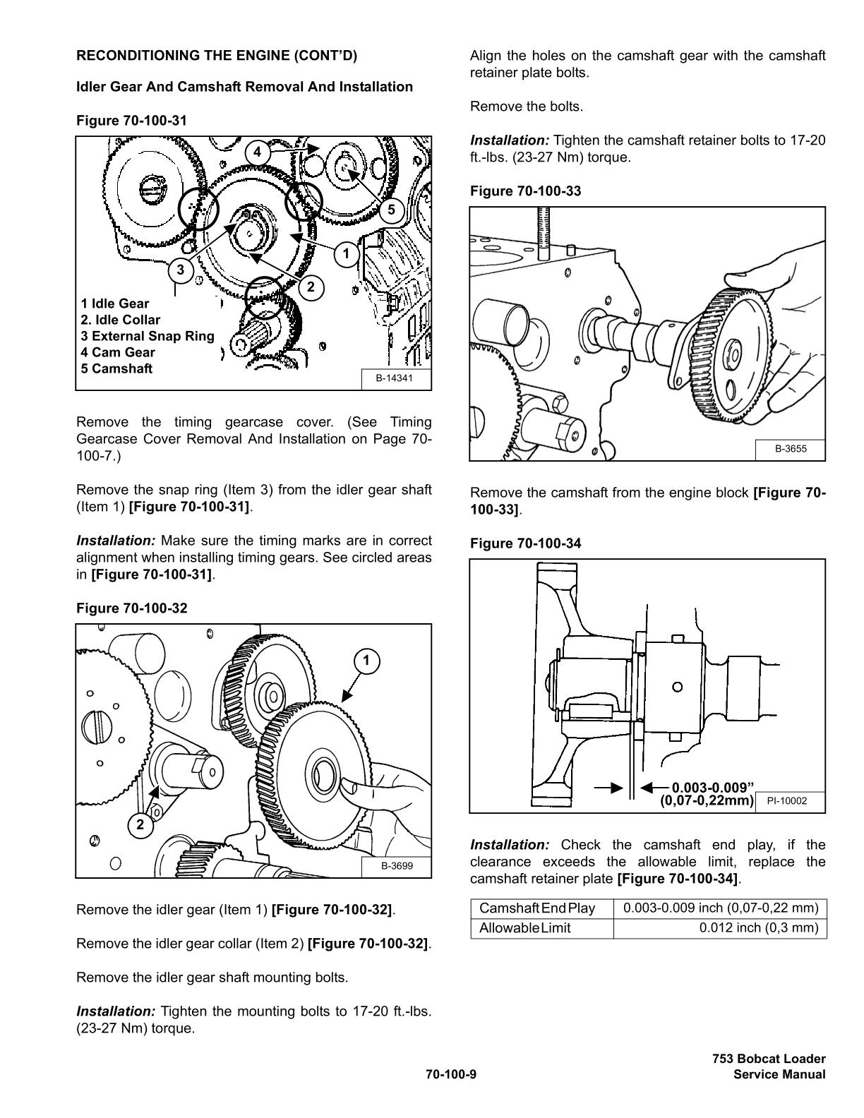 Bobcat 753 Skid Steer Loader Service Repair Manual - Image 3