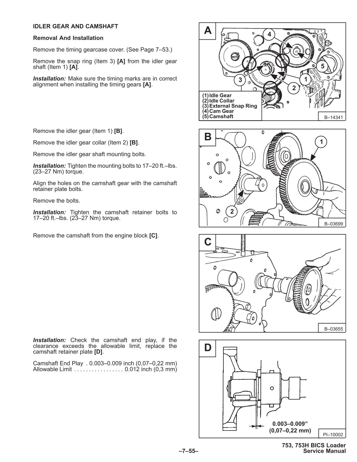 Bobcat 753 Skid Steer Loader Service Repair Manual - Image 3