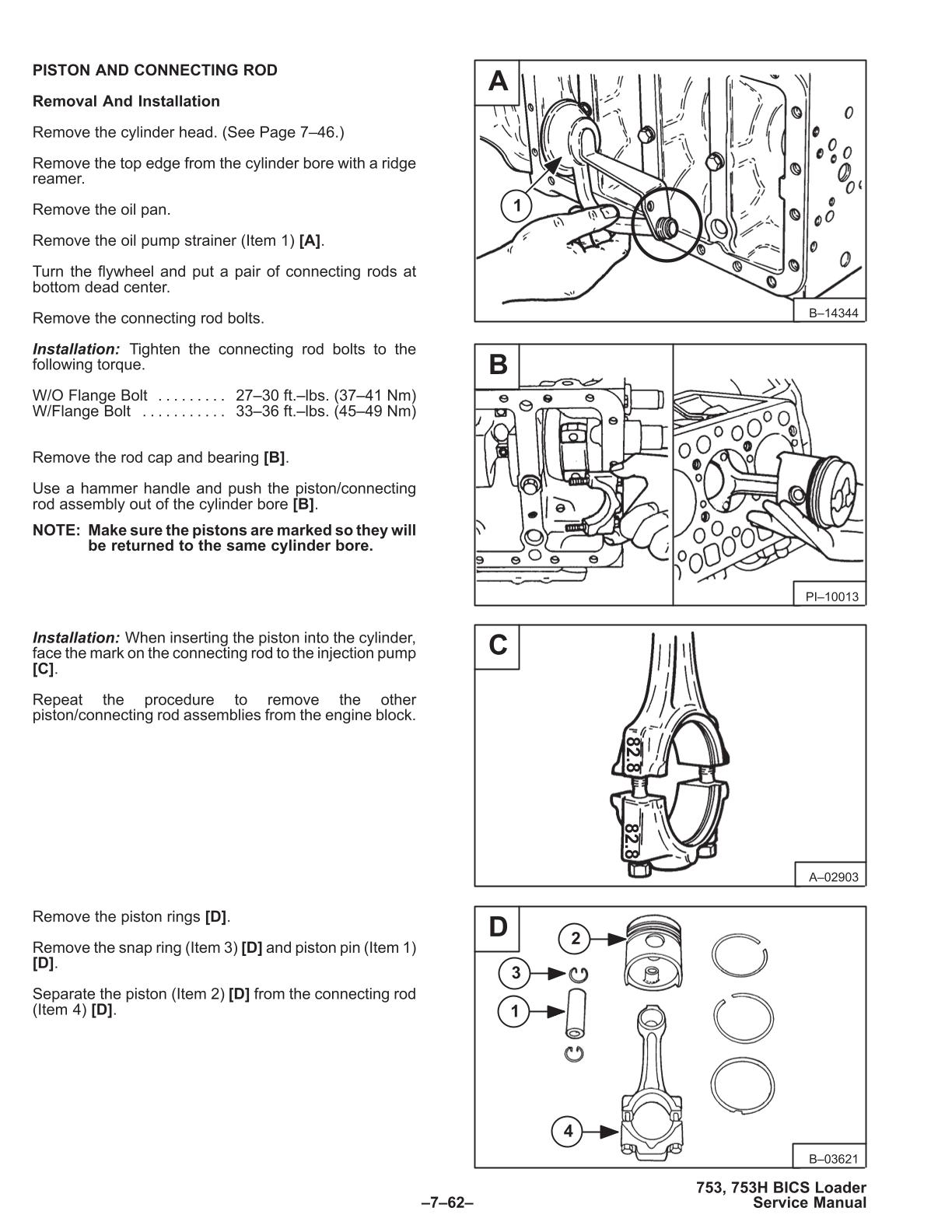 Bobcat 753 Skid Steer Loader Service Repair Manual - Image 4
