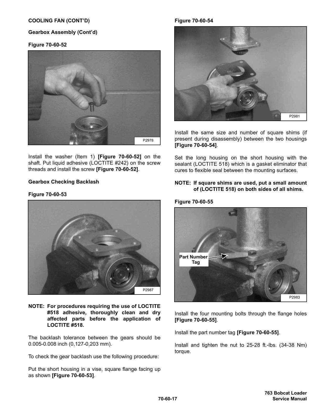 Bobcat 763 Skid Steer Loader Service Repair Manual - Image 2