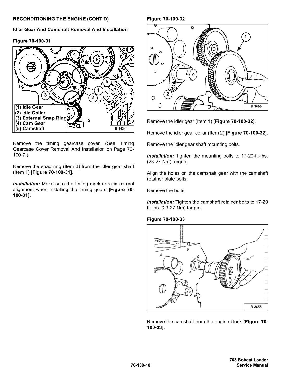Bobcat 763 Skid Steer Loader Service Repair Manual - Image 3