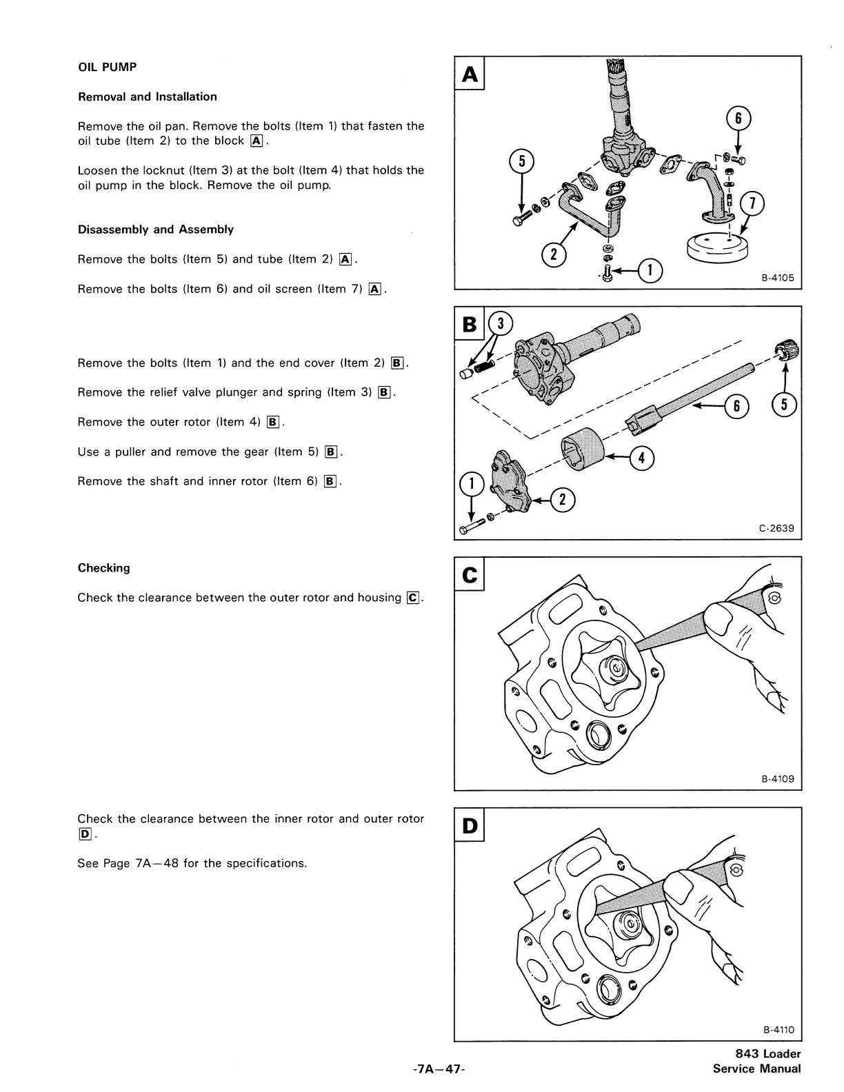 Bobcat 843, 843B Skid Steer Loader Service Repair Manual - Image 4