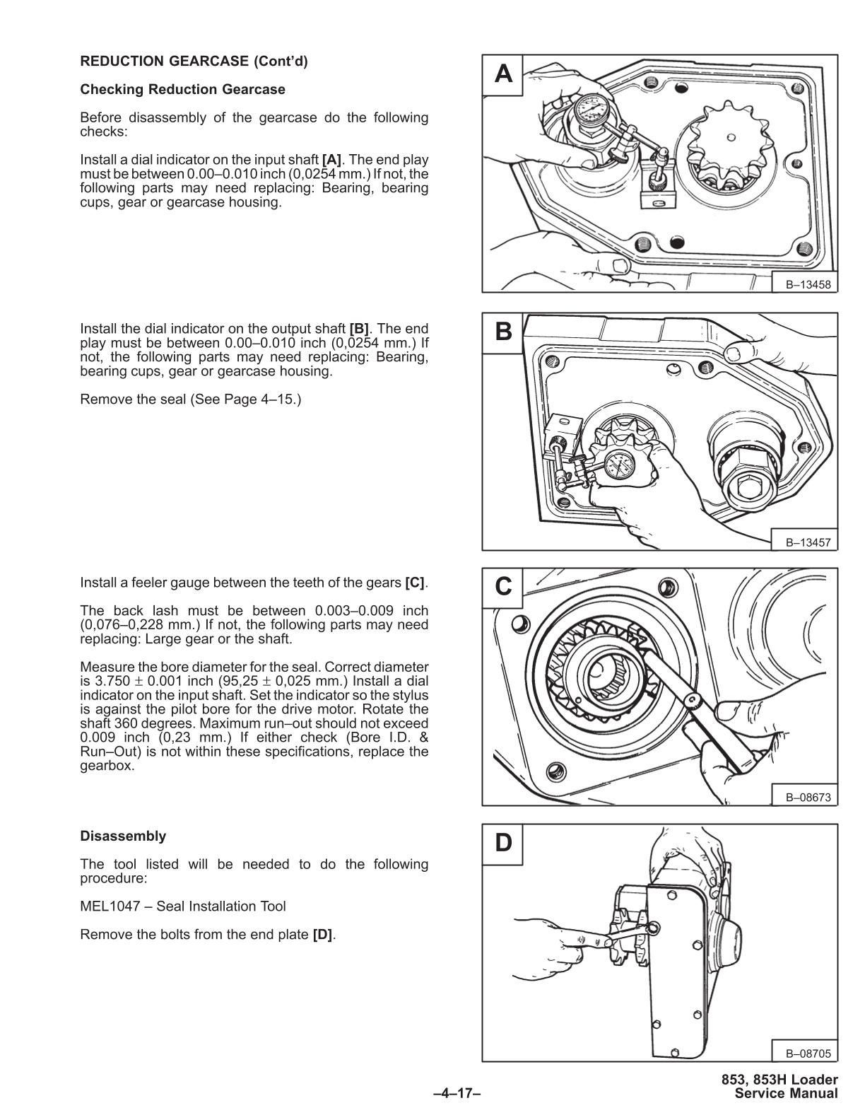Bobcat 853 853H Skid Steer Loader Service Repair Manual - Image 3