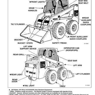 Bobcat 863 Skid Steer Loader Service Repair Manual