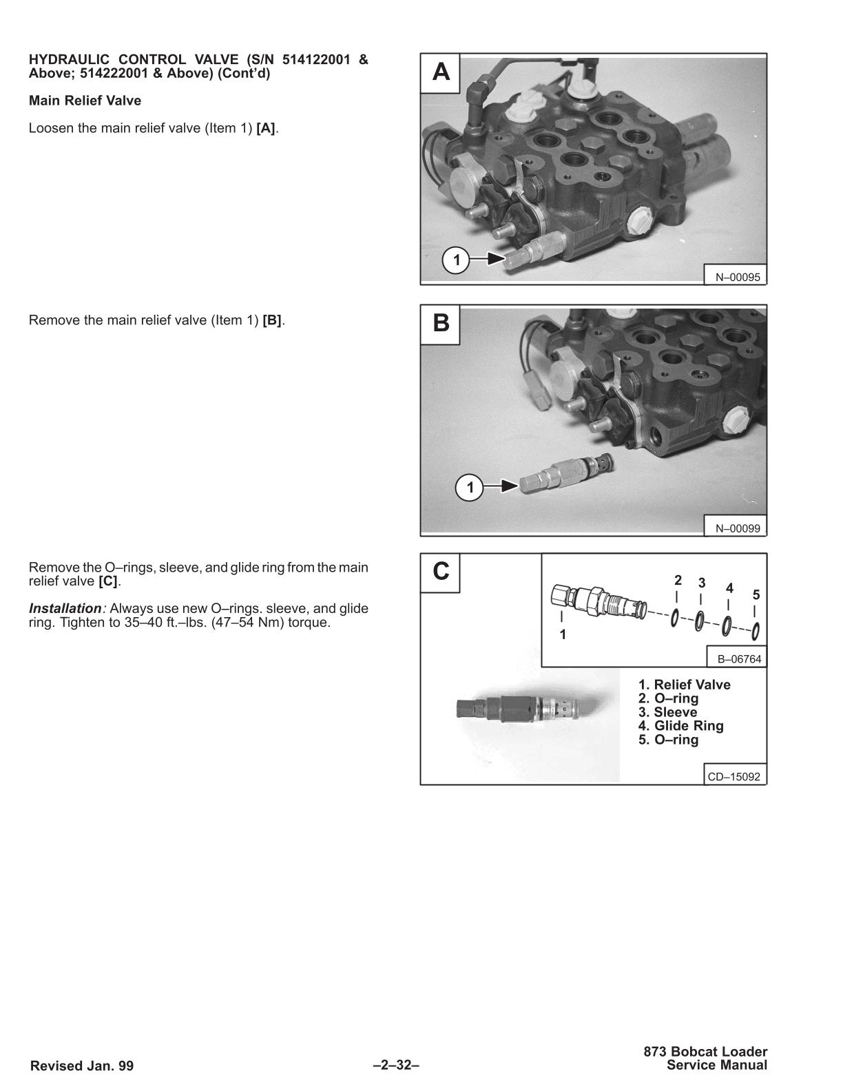 Bobcat 873 Skid Steer Loader Service Repair Manual - Image 4