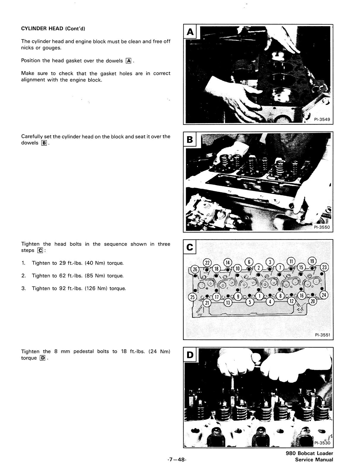 Bobcat 980 Skid Steer Loader Service Repair Manual - Image 4