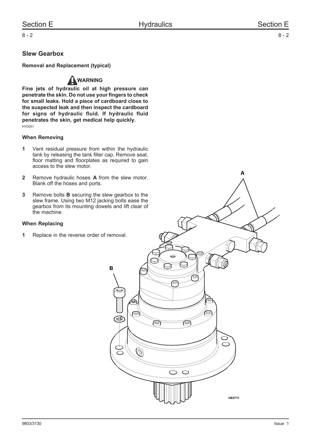 JCB 801.4 801.5 801.6 Mini Excavator Service Repair Manual - Image 3