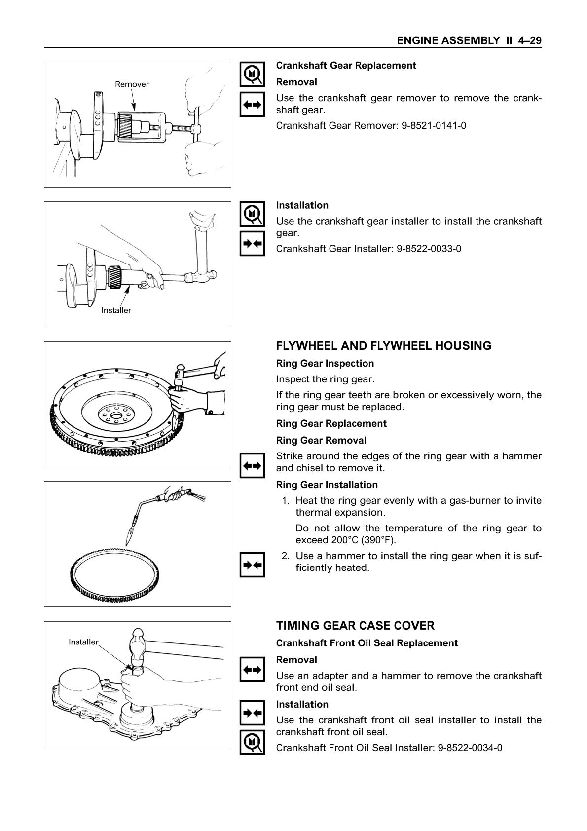 JCB Isuzu Engine AA-4BG1T AA-6BG1 BB-4BG1T BB-6BG1T Service Repair Manual - Image 4