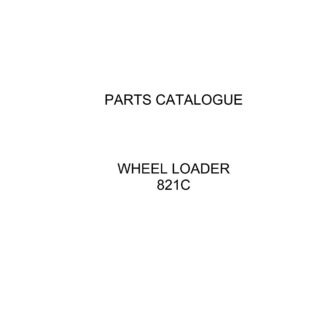 CASE 821C Wheel Loader Parts Catalogue manual