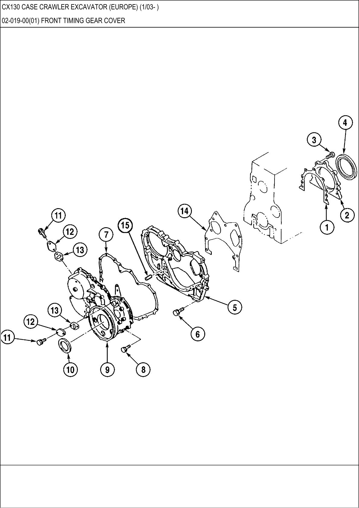 CASE CX130 Crawler Excavator Parts Catalogue manual - Image 2