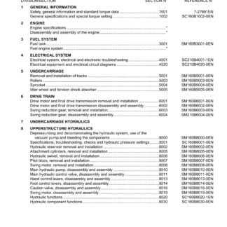 CASE CX160B CX180B Crawler Excavator Service Repair Manual