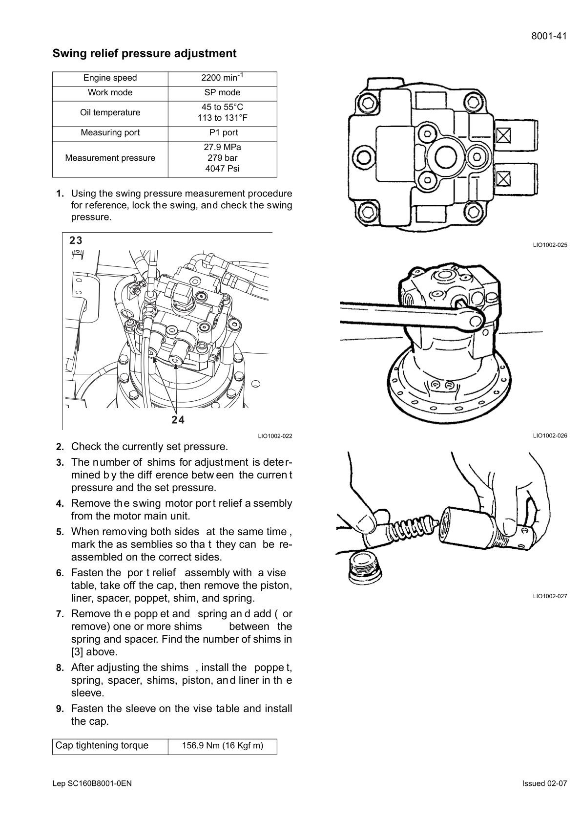 CASE CX160B CX180B Crawler Excavator Service Repair Manual - Image 3