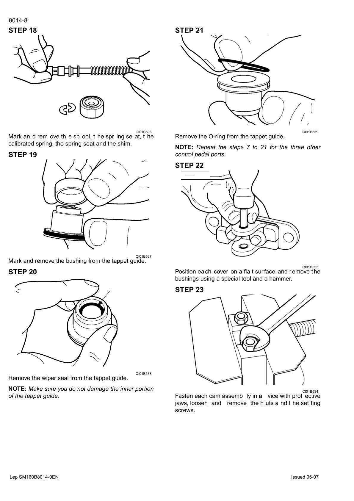 CASE CX160B CX180B Crawler Excavator Service Repair Manual - Image 4