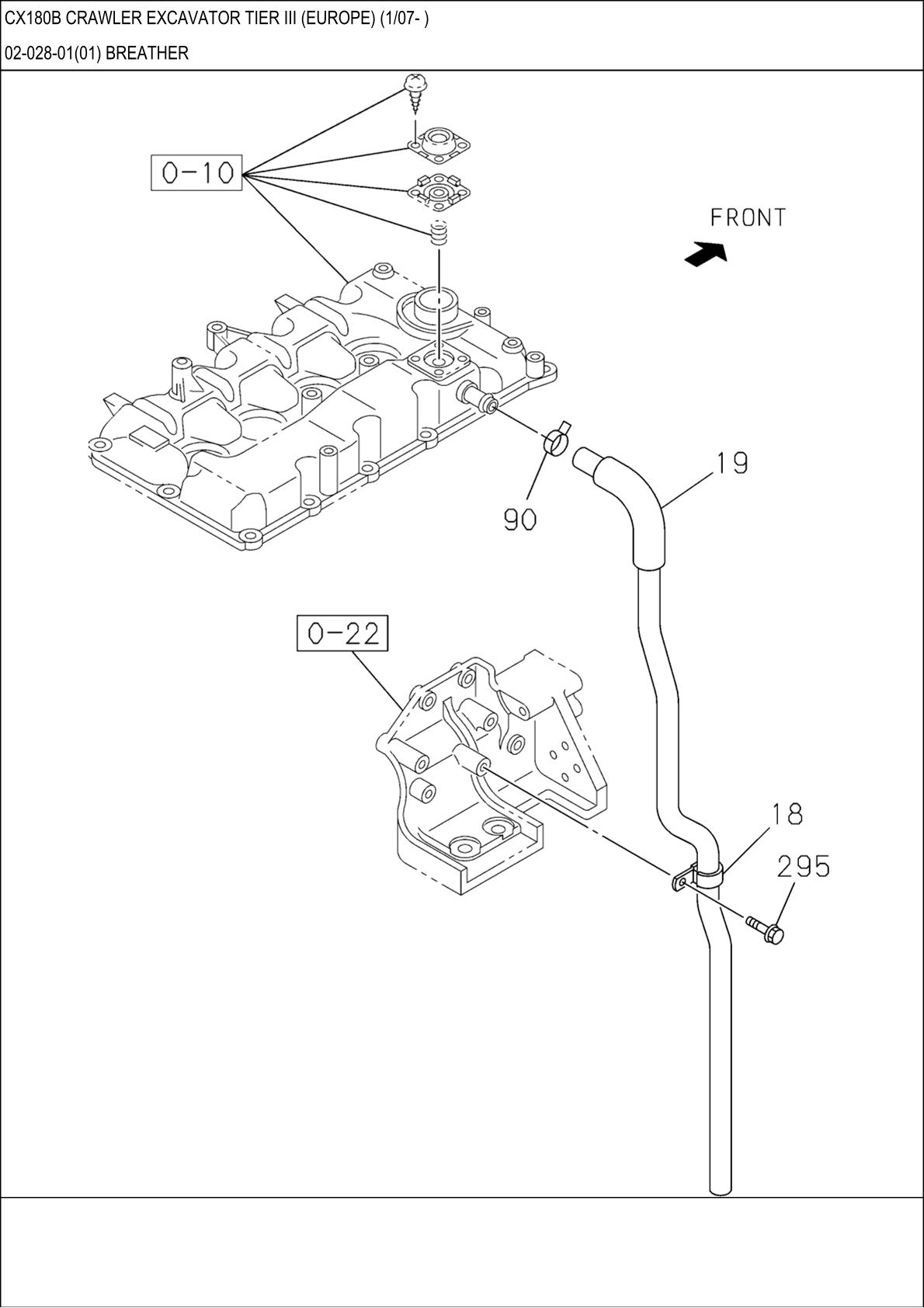 CASE CX180B TIER 3 Crawler Excavator Parts Catalogue manual - Image 4