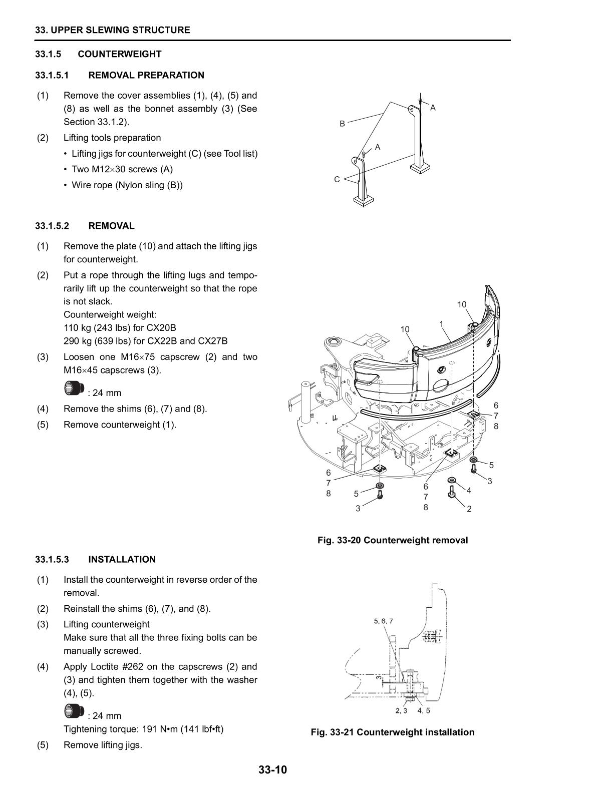 CASE CX20B CX22B CX27B Mini Excavator Service Repair Manual - Image 3