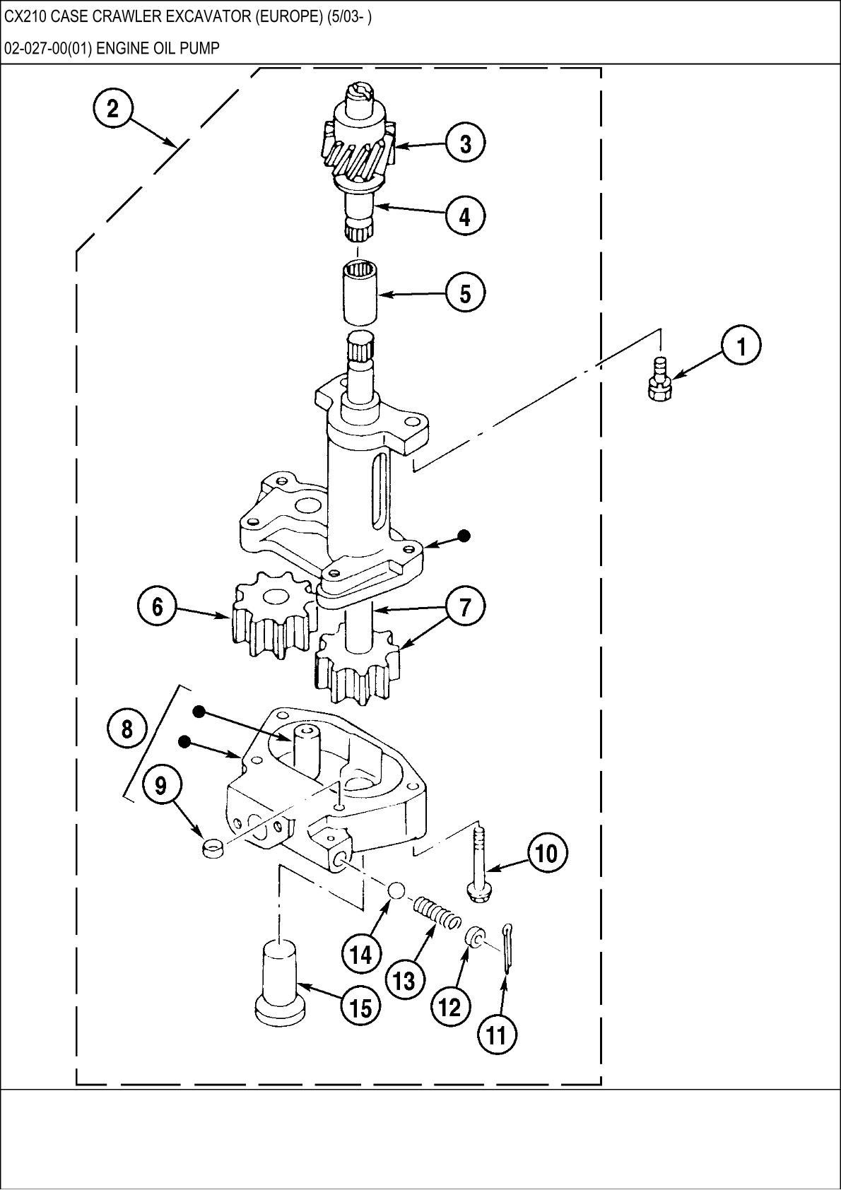 CASE CX210 Crawler Excavator Parts Catalogue manual - Image 3