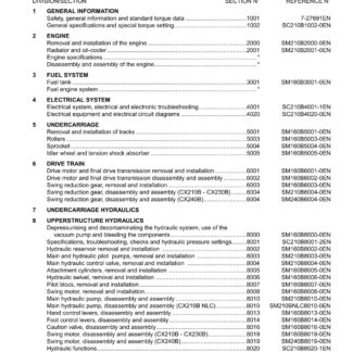 CASE CX210B CX230B CX240B Crawler Excavator Service Repair Manual