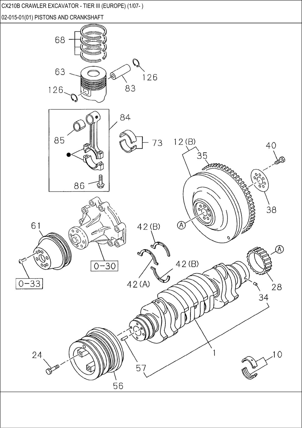 CASE CX210B Crawler Excavator Parts Catalogue manual - Image 3