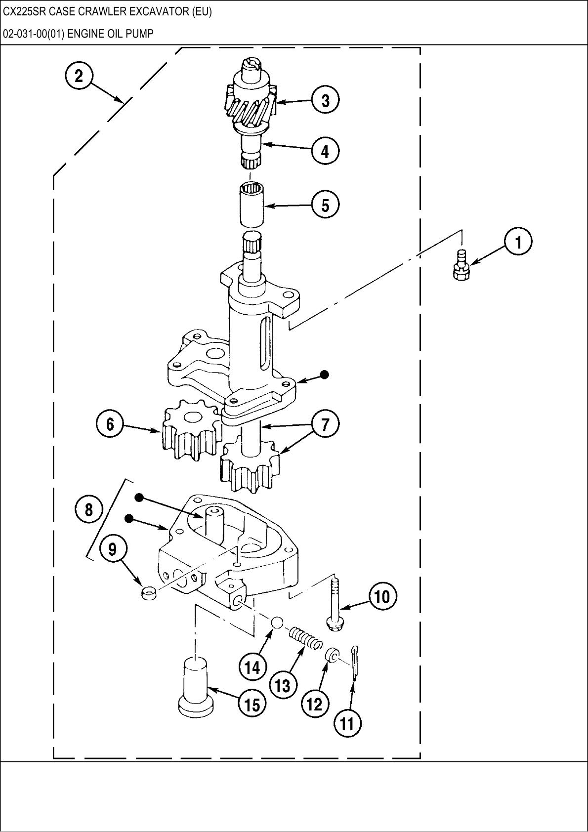 CASE CX225SR Crawler Excavator Parts Catalogue manual - Image 2