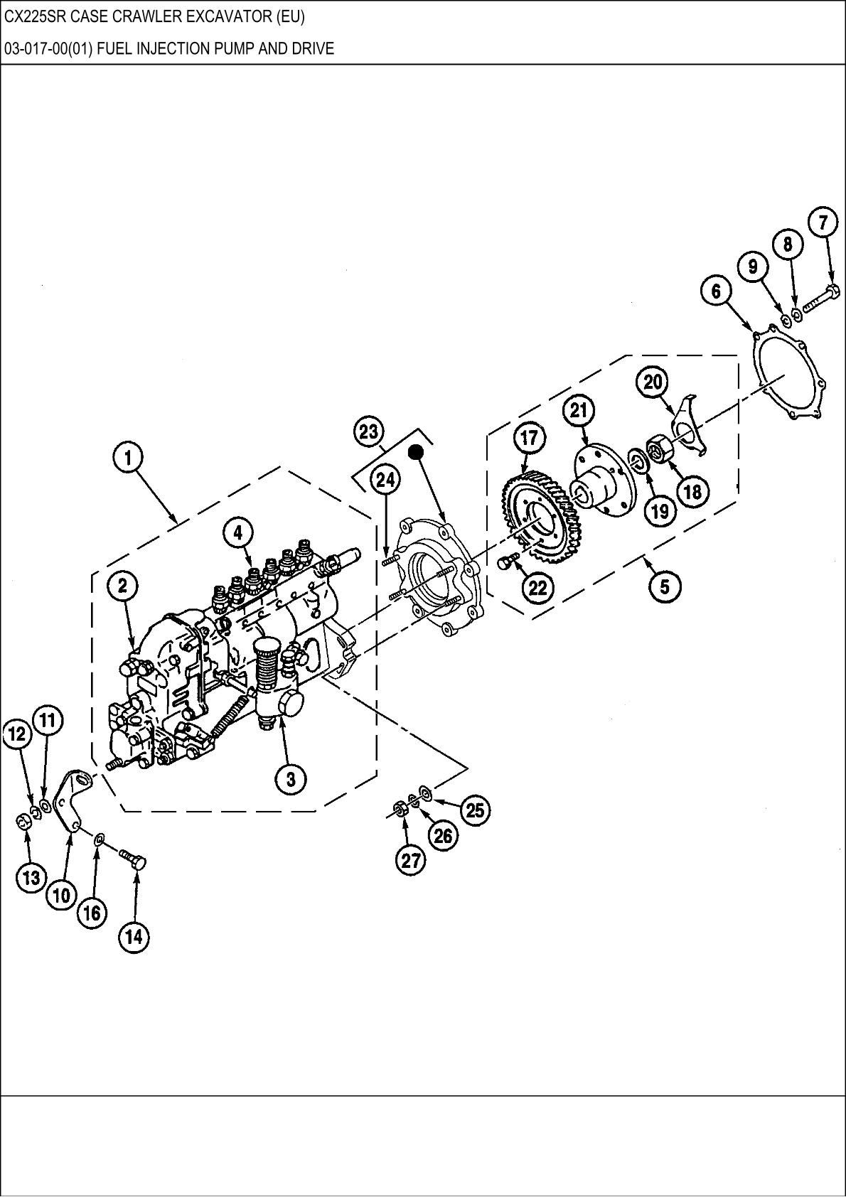 CASE CX225SR Crawler Excavator Parts Catalogue manual - Image 4