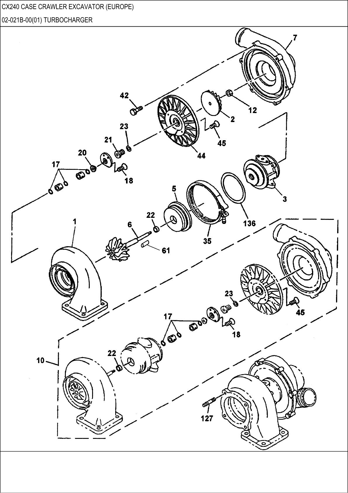 CASE CX240 Crawler Excavator Parts Catalogue manual - Image 3