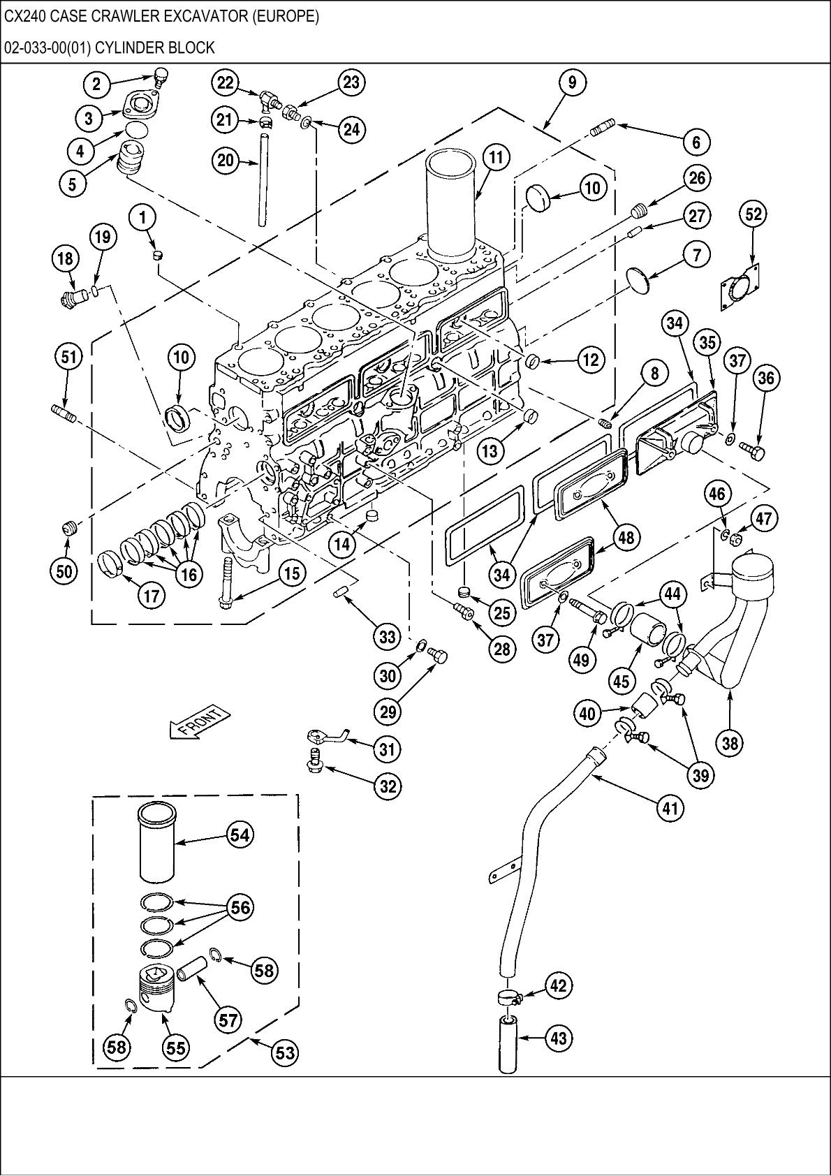 CASE CX240 Crawler Excavator Parts Catalogue manual - Image 4