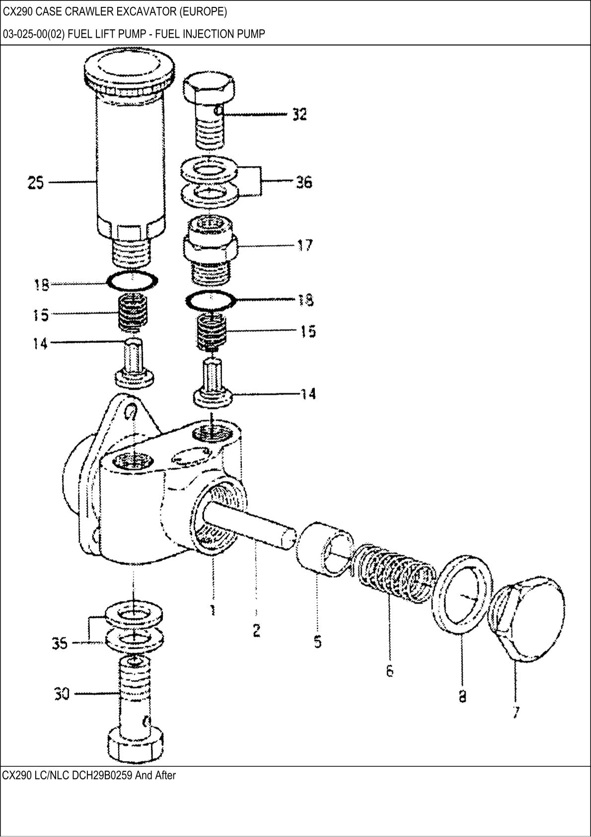 CASE CX290 Crawler Excavator Parts Catalogue manual - Image 4