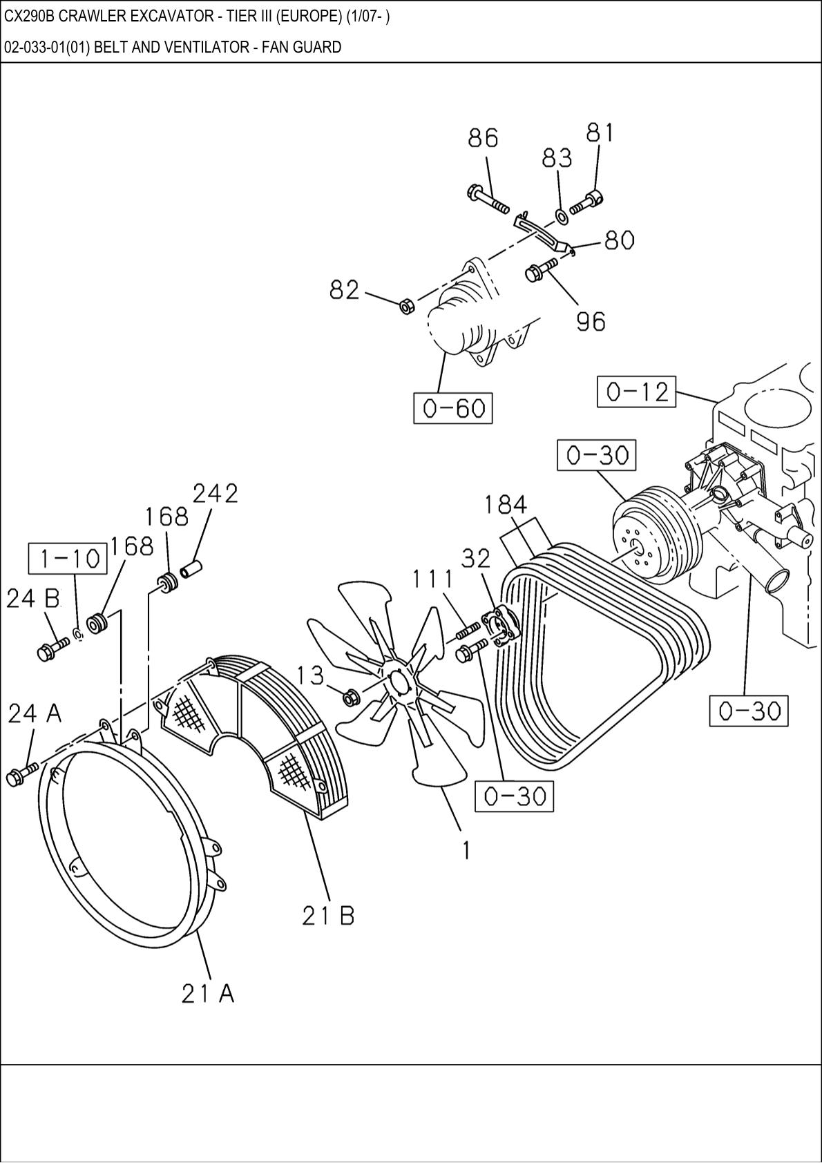 CASE CX290B Crawler Excavator Parts Catalogue manual - Image 4