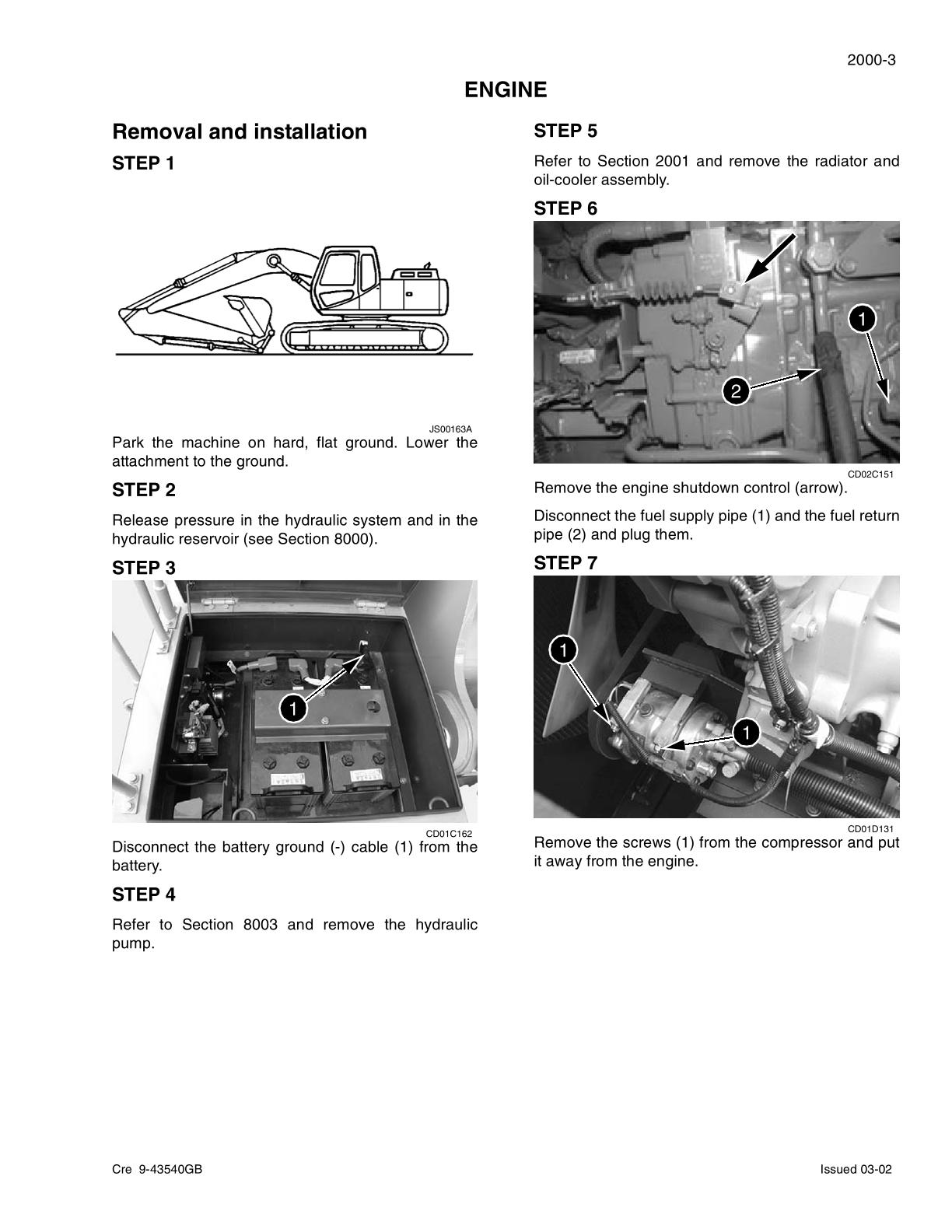CASE CX330 CX350 Crawler Excavator Service Repair Manual - Image 2
