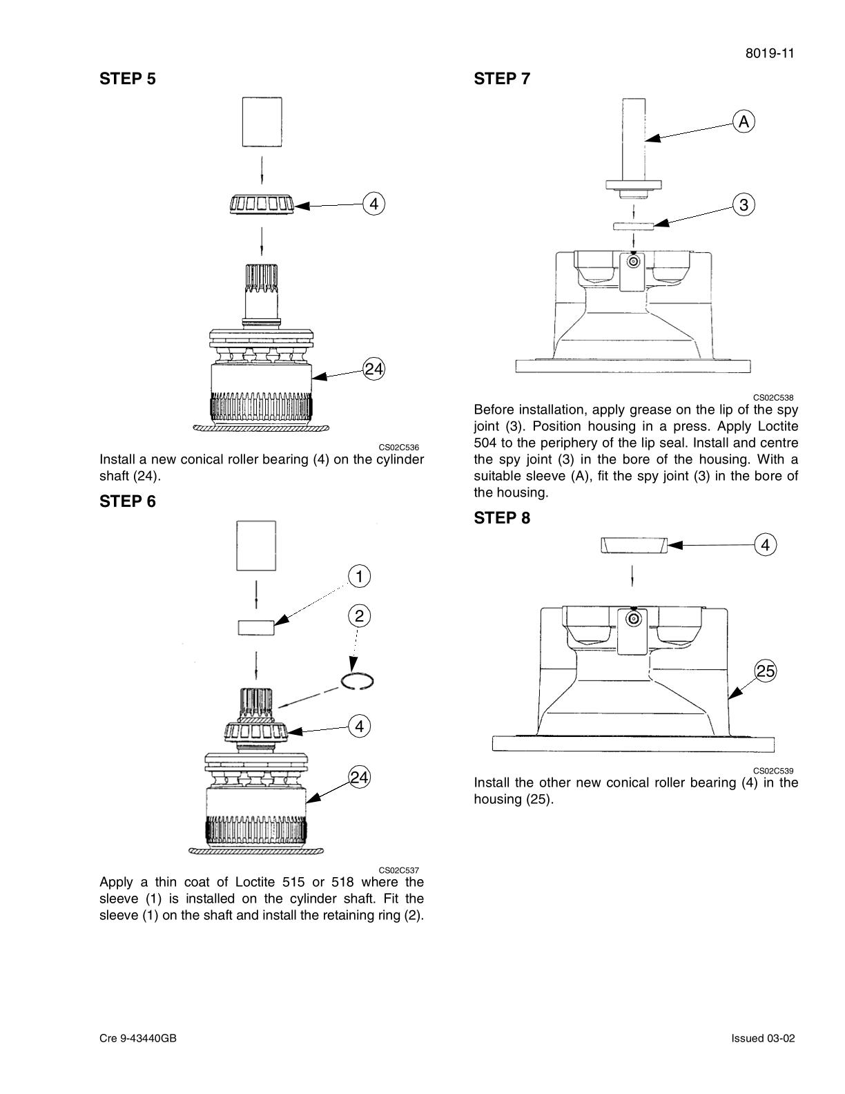 CASE CX330 CX350 Crawler Excavator Service Repair Manual - Image 4